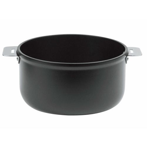CRISTEL Black Line Deep Pot, 20cm, Gas/IH Compatible, No Lid, CWTEC20