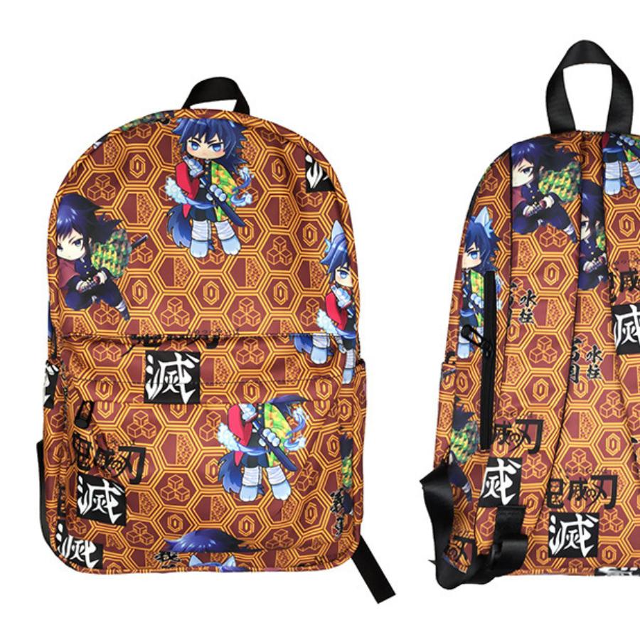 Japan cartoon comics Demon Slayer Fashionable and Unique Travel Backpack Student Shoulder Bag 0002 CLE