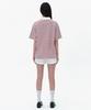 MUSINSA STANDARD WOMAN Women'S Multi-Stripe Short-Sleeve Rugby Shirt [Pink]
