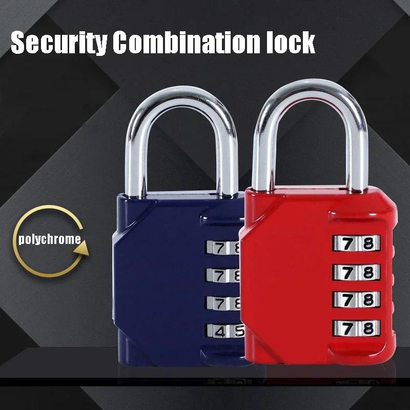 Travel Padlock Anti-theft Backpack Small Padlock Resettable 3/4 Digit Combination Suitcase Password Code Lock Luggage Padlock