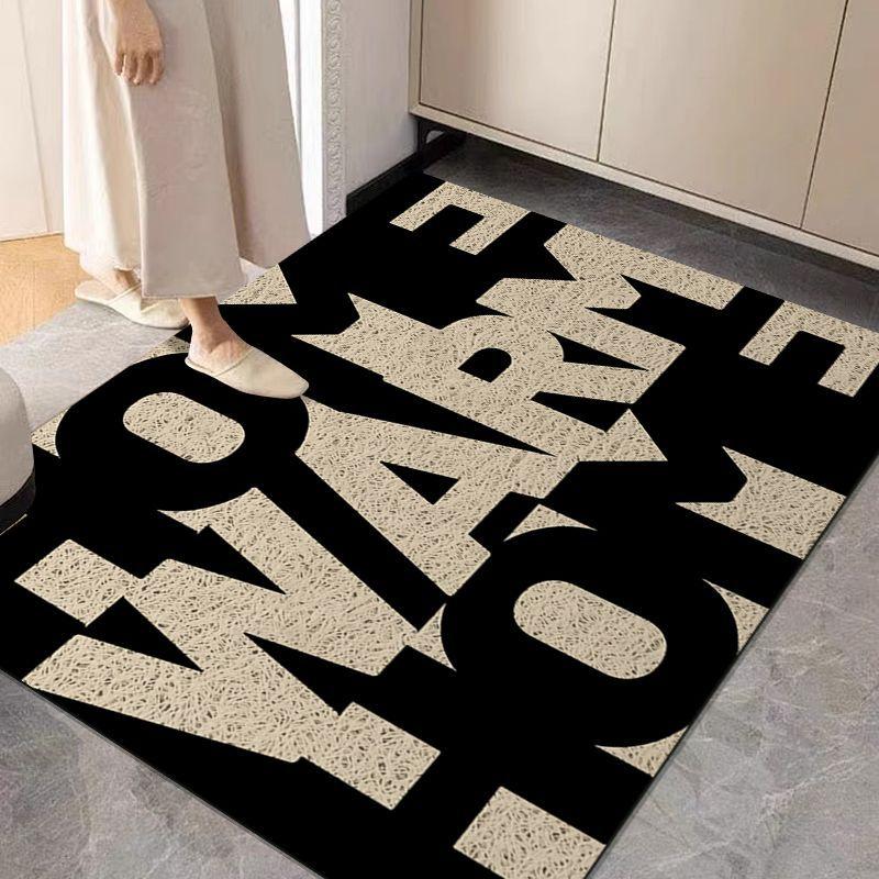 Entrance door wire circle floor mat, entrance mat, household whole carpet, dust removal, adjustable foot mat