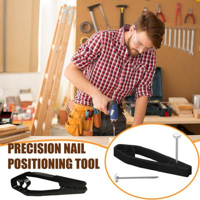 Kliešte na držiak klincov so 4 otvormi Pevná konštrukcia Pohodlná rukoväť Ľahký Prenosný Držiak klincov Drevospracujúci nástroj