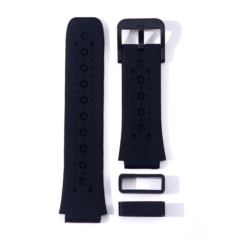 18Mm Universal Kid Smart Sport Watch Band Silicone Strap Adjustable Wristwatch Replacement Strap Waterproof Watch Strap