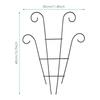 Plant Trellis Small Metal Potted Vine Support Climber Garden Trellis for Indoor Outdoor 40 X 30cm