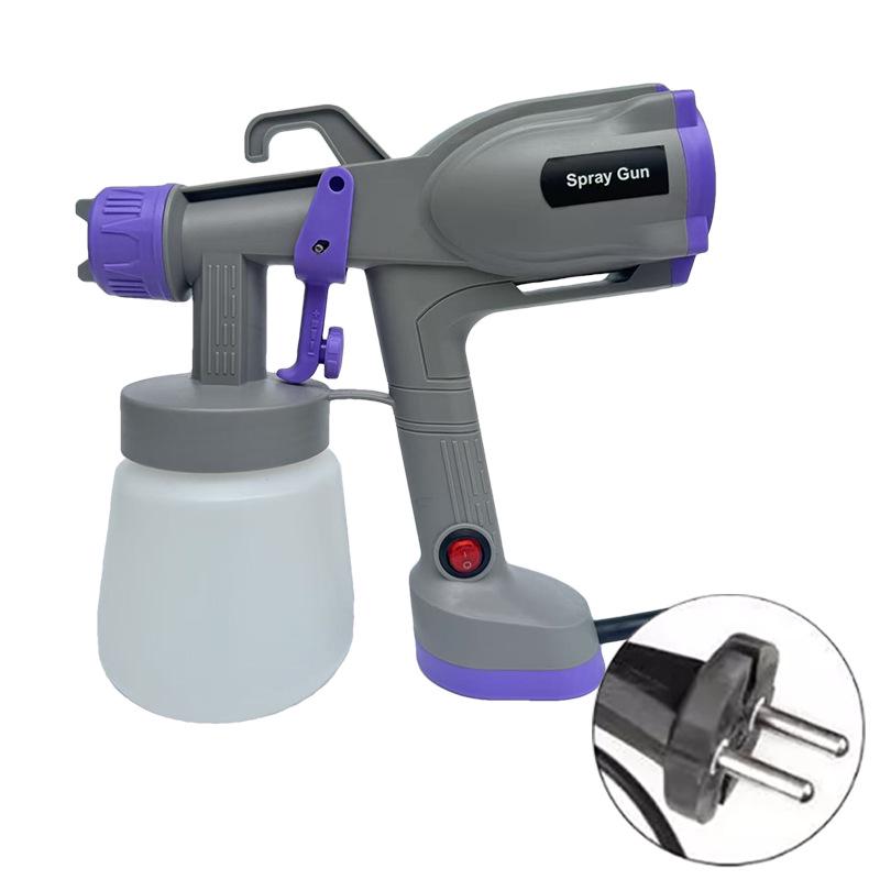 New Model Electric Spray Gun with 5 Nozzles – Integrated Plug-In Paint Sprayer