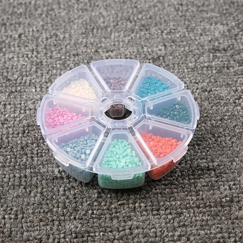 1pc 5D Diamond Painting Box Organizer - 8 Cases for DIY Embroidery Accessories and Tools - Keep Your Kits Tidy and Easy to Find