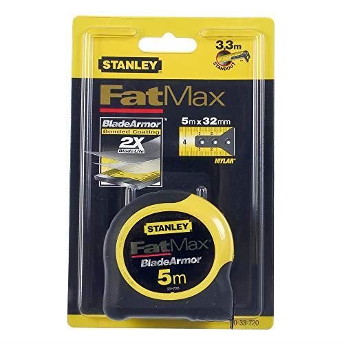 Mètre à ruban - STANLEY - Fatmax 5m - Blade Armor thermoplastique - Jaune