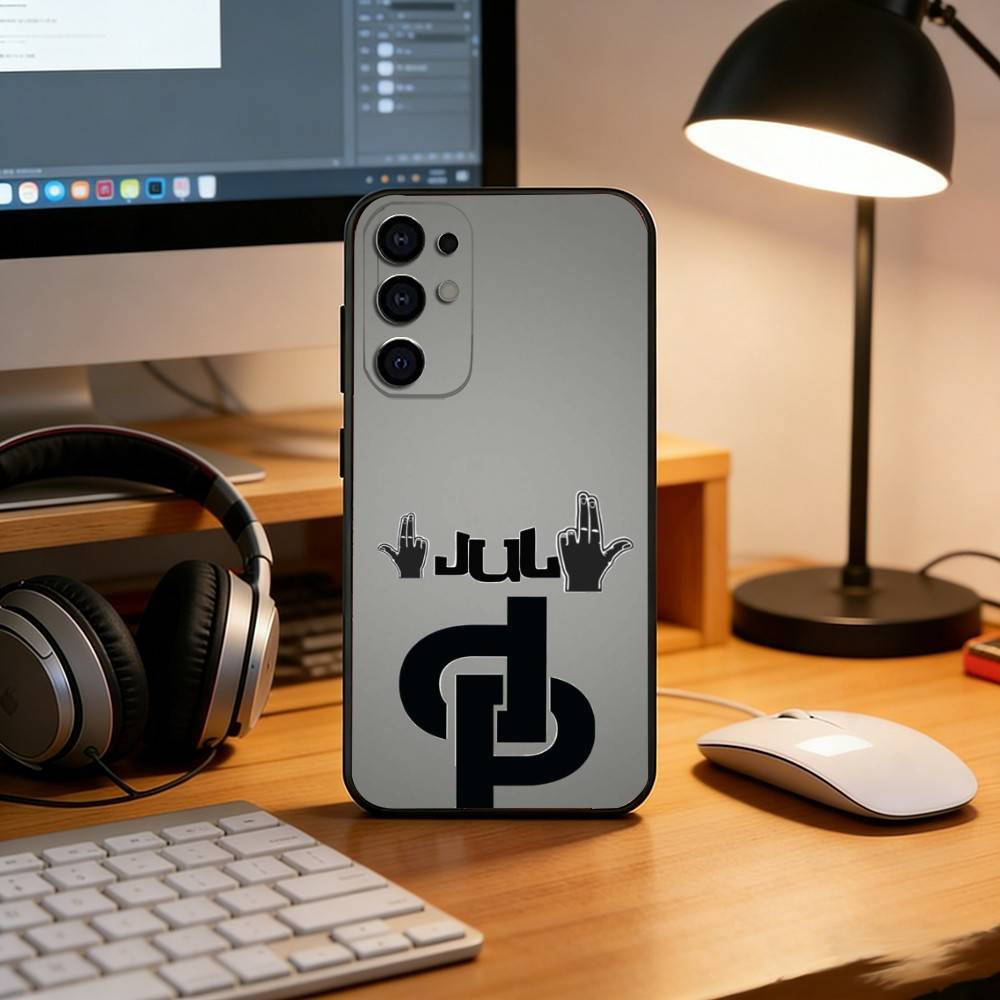 R-Rapper JuL Phone Case For Samsung S25,S24,S21,S22,S23,S30,Ultra,S20,Plus,Fe,Soft Silicone Black Cover