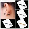 Unisex Stainless Steel Piercing Nail Screw Stud Earrings Punk Helix Ear Piercings Fashion Jewelry