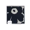 Towel Hand Towel Mini Towel Women UNIKKO White X Dark Blue 074032 851 30x30cm