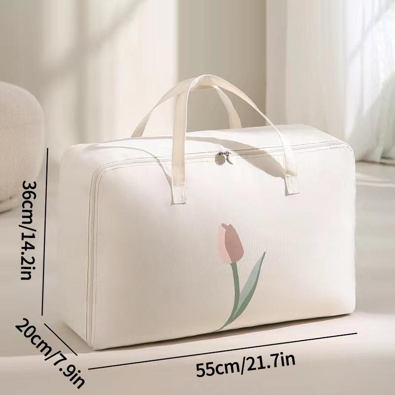 Geantă mare de depozitare haine din material netesut, pliabilă, pentru dulap, pătură, quilt, haine, protecție împotriva prafului, organizare, economisire spațiu, cutie de depozitare