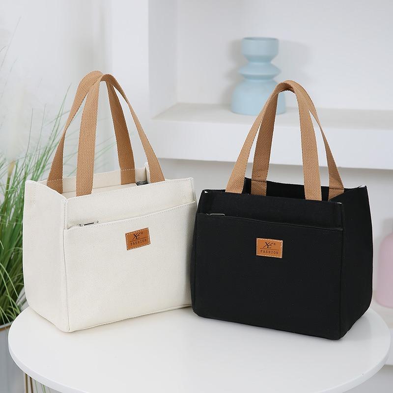 Mittagessenstasche, einfache Aluminiumfolien-Thermotasche, Reis zur Arbeit mitnehmen, kleine Tasche für Schüler, Bento-Tasche mit großem Fassungsvermögen, Mahlzeitentasche