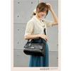 European and American Style Clamshell Soft Leather PU Leather Portable Crossbody Bags Simple Casual Large-capacity Female Bag