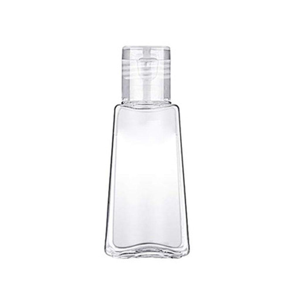 10pcs/lot 30ml Trapezoidal Empty Hand Sanitizer Bottles Refillable Plastic Container Transparent Gel Bottle Cosmetic Bottles