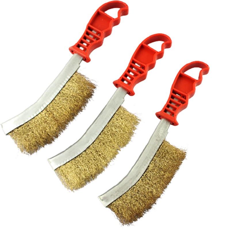 LIANDUO Copper Plated Knife-shaped Wire Brush Standard
