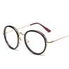 Non-Prescription Glasses Fashion Decorative Specs Pc Lenses Comfortable Round Frame Glasses For Travel Cycling Outdoor Sports