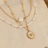 Simple Style 3D Flower Shell Pendant Necklace for Women