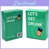 Let's Get Drunk Party Game Cards Hilarious Adult Drinking Card Game