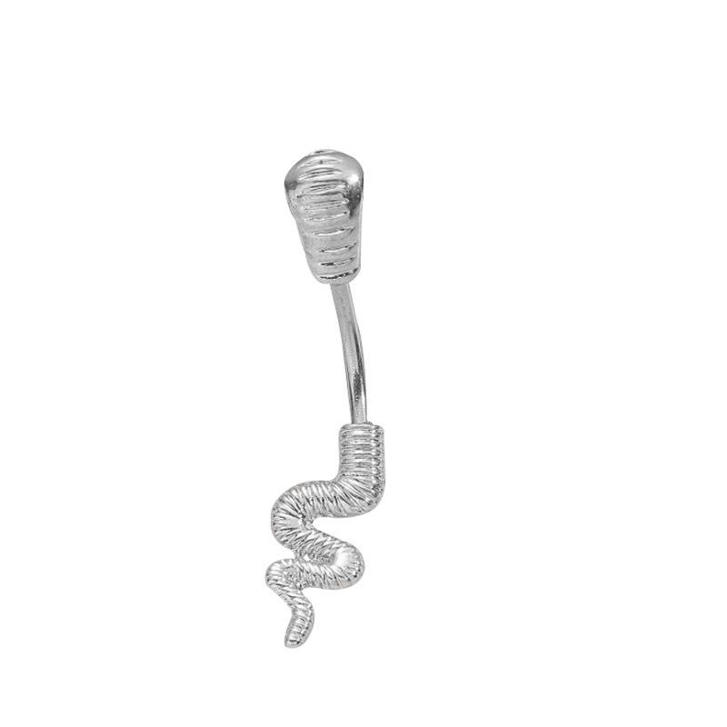 Европейская и американская мода кольцо для пупка паука из нержавеющей стали кольцо для пупка змеиный пупок украшения для пупка пирсинг ювелирные изделия