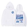 Felpa Stampata QEEAN BEACH Wild Wave 1971 per Bambini - Pullover Autunno/Inverno Vestibilità Larga per Ragazzi e Ragazze
