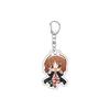 Portachiavi 55MM Anime GIRLS und PANZER The Movie Nishizumi Miho/Akiyama Yukari Portachiavi Modello Piatto Acrilico Regali di Natale
