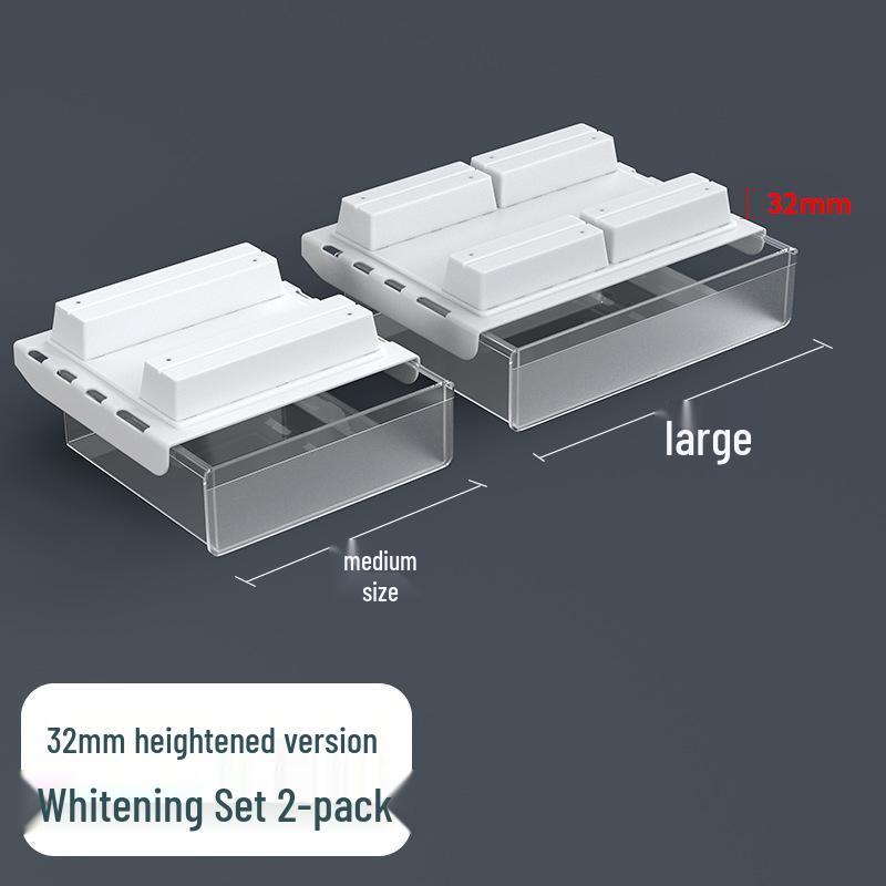 Invisible Under-Desk Storage Drawer for Office Workstation