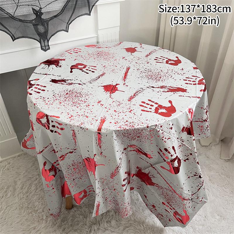 

Halloween Tablecloth Halloween Decoration The Day of Dead Party Table Cover Decorative Table Runner Kitchen Desk Accessorie