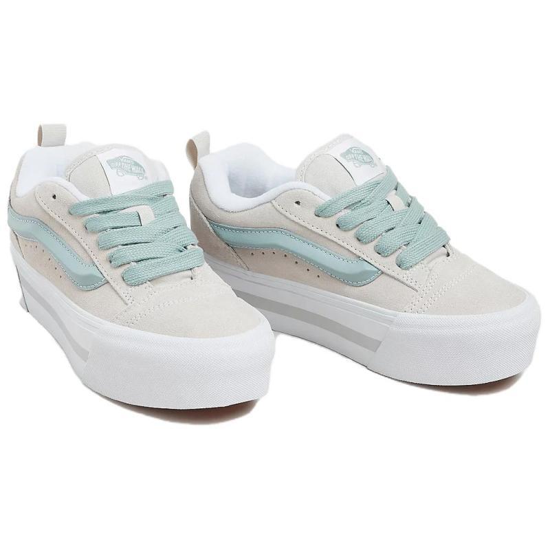 Vans Knu Stack Abrasion Resistant Low Top Skateboard Shoes Unisex White Sneakers VN000CP67VF
