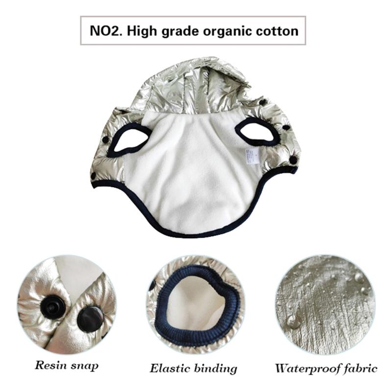 Winter Pet Dog Clothes Pet Dog Vest Dog Jacket Waterproof Dog Coat With Hood