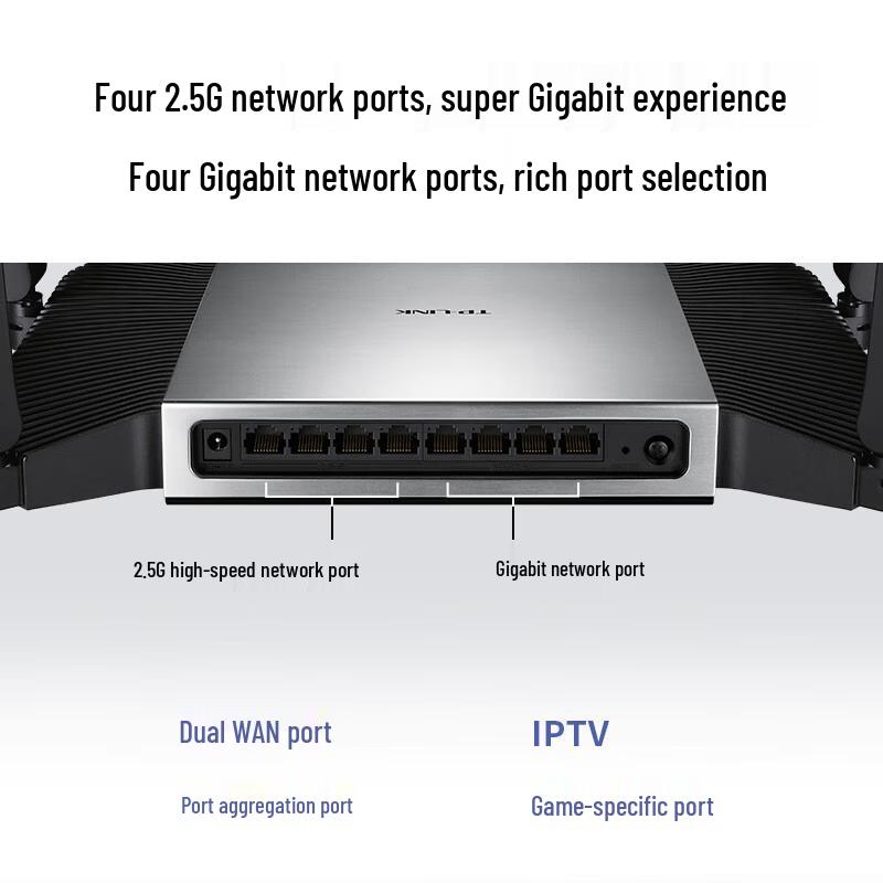 TP-Link WiFi 7 AX7200 Dual-Band Gaming Router (CN version)