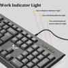 104 Tasten USB-Kabel-Tastatur Gaming-Tastatur Ergonomische Tastatur für PC Laptop Plug and Play