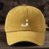 Seagull Sailboat Print Baseball Hat Unisex Outdoor Fashion Versatile Peaked Cap Trend
