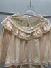 2026 Spring/Summer French Lace Ruffle Cape Top