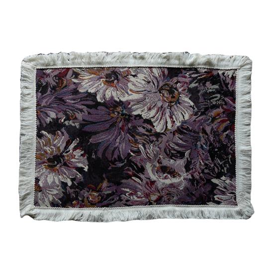 Quaste Tischset Pastoralen Stil Blume Ölgemälde Ästhetische Runde Form Parteien Hochzeiten Bankette