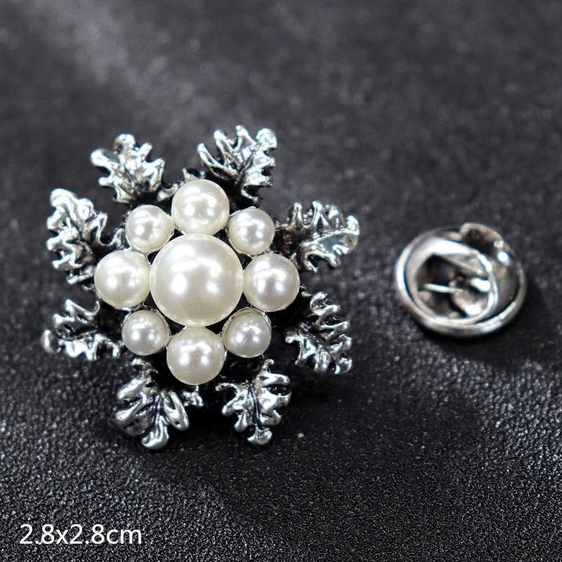 Genuine Professional Amasht Brooch Retro High-end Temperament Luxury Pearl Diamond Pin Women's Suit and Accessories