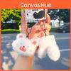 Cute And Cozy Plush Cat Keychain Duo With Magnetic Design For Attachment Easy