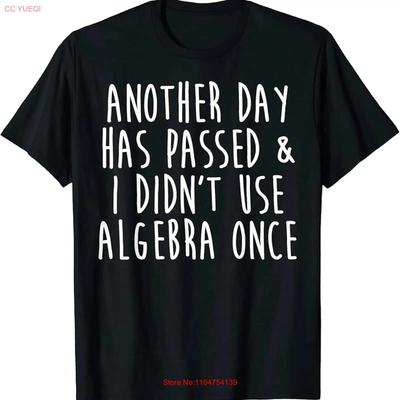 Hat bestanden Ich habe keine Algebra-Mathe verwendet Lustiger sarkastischer Spruch T-Shirt vintage Gewaschen Designer-Kleidung Vielseitig Leicht