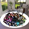 Incredibox Round Area Rug,Carpet Rug for Living Room Bedroom Sofa Playroom Decor,Non-slip Floor Mat