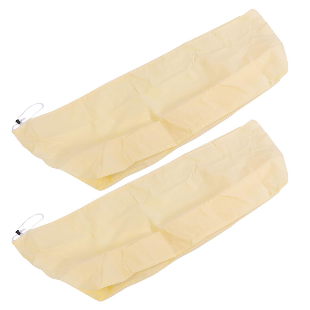 Winter Plant Box Cover, 2 Pack Frost Covers for Balcony Plants with Reinforced s and Drawstring, Breathable Non Woven Fabr