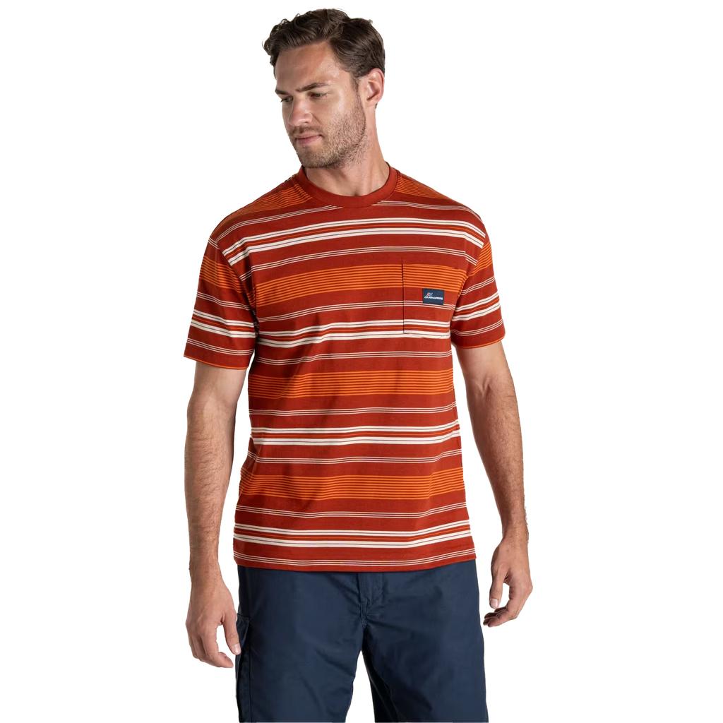 Craghoppers Mens Pointer Striped Short-Sleeved T-Shirt
