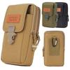 Vertical Waist Bag, Man Belt Pouch Mobile Phone Bags For Men Phone Case Molle Pack, Small Tactical Duty Belt Storage Bag