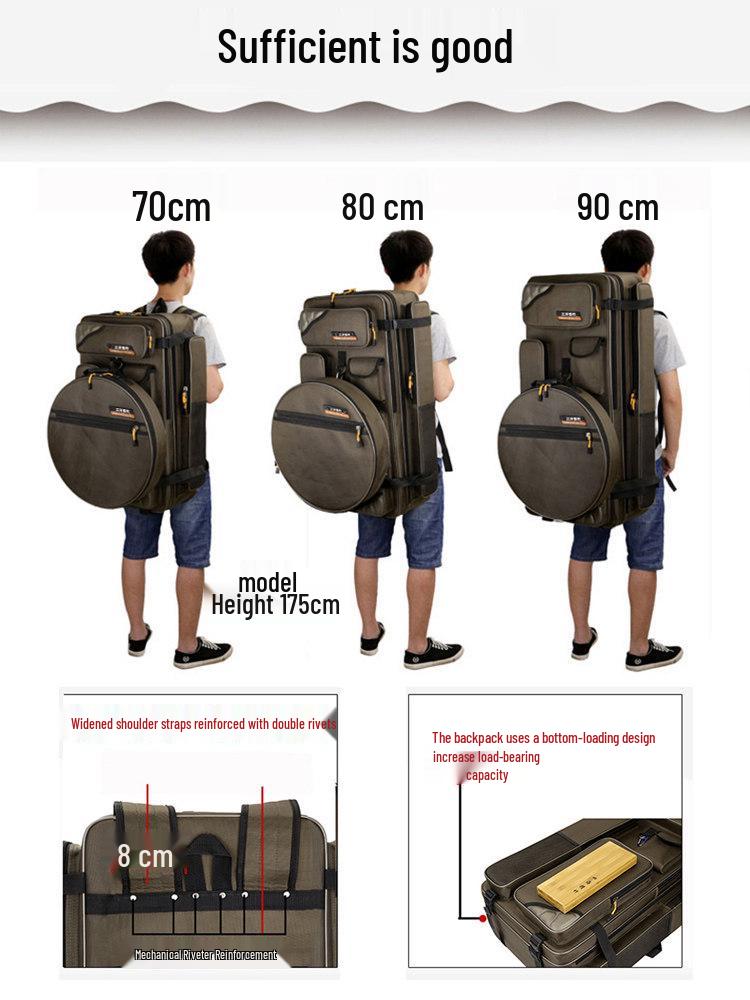Thickened Waterproof Fishing Chair & Gear Backpack