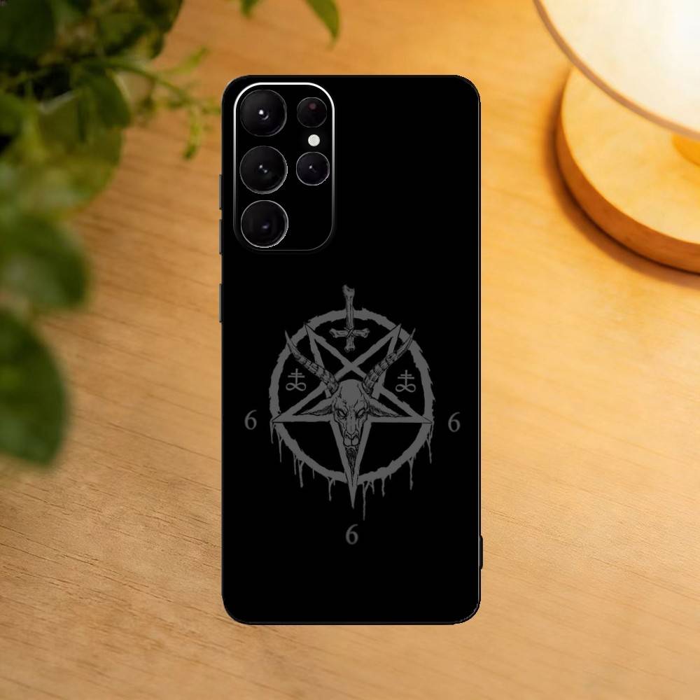 Hail S-Satan  Phone Case For Samsung S25,24,21,22,23,30,Ultra,20,Plus,Fe,Lite,Note Soft Black Cover