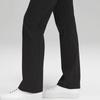 High-Waist Slim Fit Flared Trousers: Anti-Wrinkle, Elastic, with Pockets and Hip Lift for Casual Commute