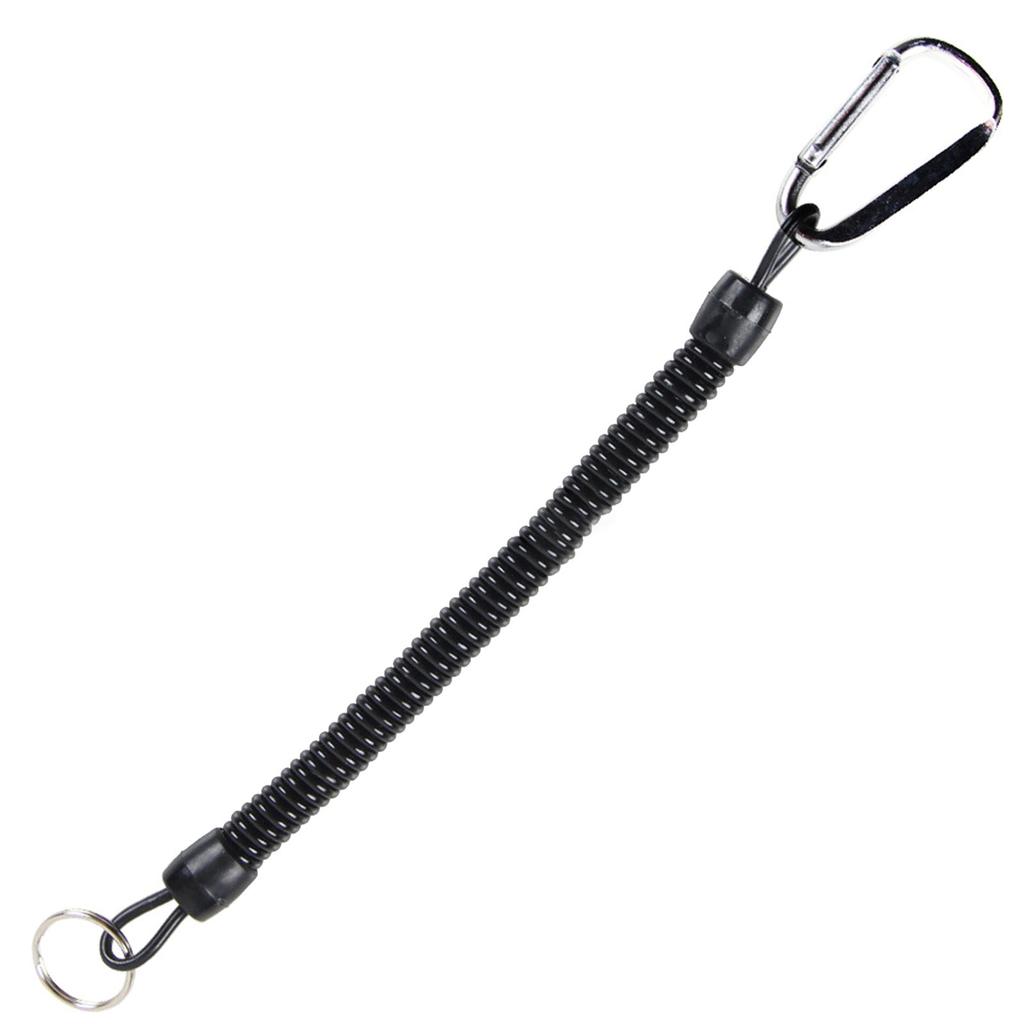 Fishing Tools Anti-Lost Lanyard Telescopic Elastic Retention Rope Safety Spring Lanyard Rope Keyring Chain Accessories
