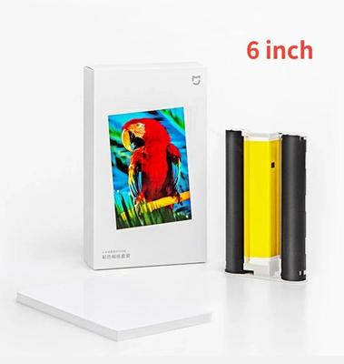 Xiaomi Mi Ev Fotoğraf Yazıcısı Adanmış 6 inç Arka Kendinden Yapışkanlı Fotoğraf Kağıdı Renkli Bant Seti HD Koruyucu Film Fotoğraf Kağıtları