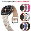 Engraved Band for Samsung Galaxy Watch 8/8 Classic Silicone Bracelet Correa Galaxy Watch 7/FE/6/5/4 Classic/5 Pro No Gaps Strap