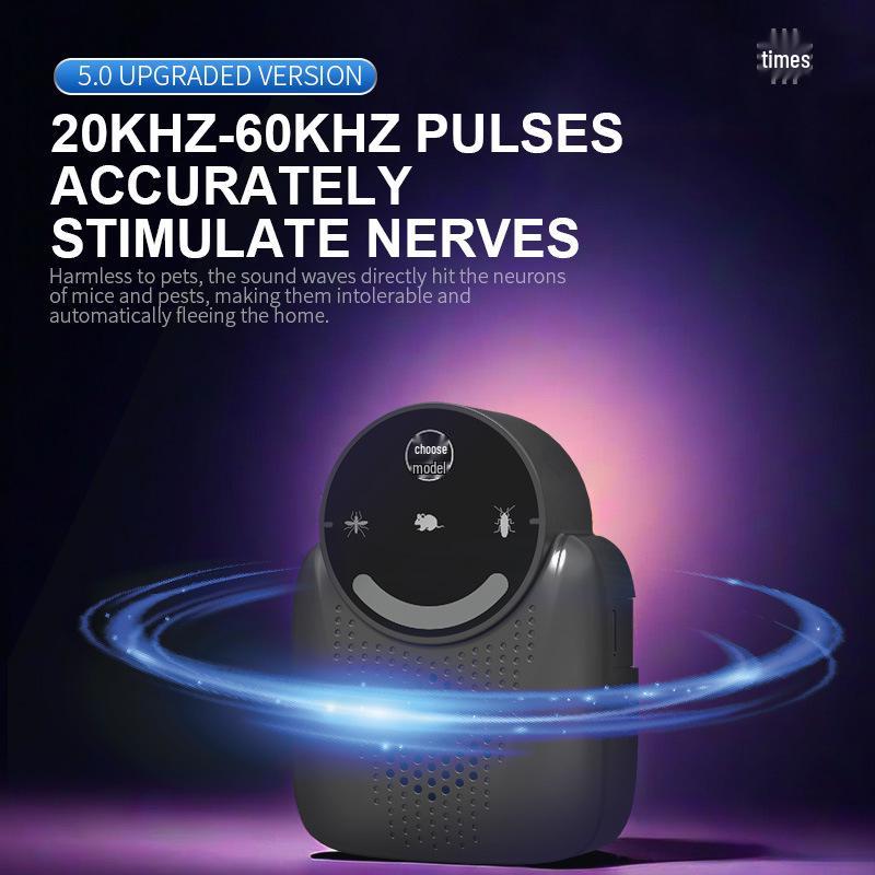 2025 USB Akıllı İnvertör Ultrasonik Çok Fonksiyonlu Ev Tipi Kemirgen & Böcek Kovucu