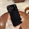 New Crocodile Leather Phone Case for For Iphone 17 Air 14 1 16 12 13 Pro Max 17Pro   Shockproof Protector Cover