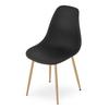 Wat Chair Black / Natural Legs X 3